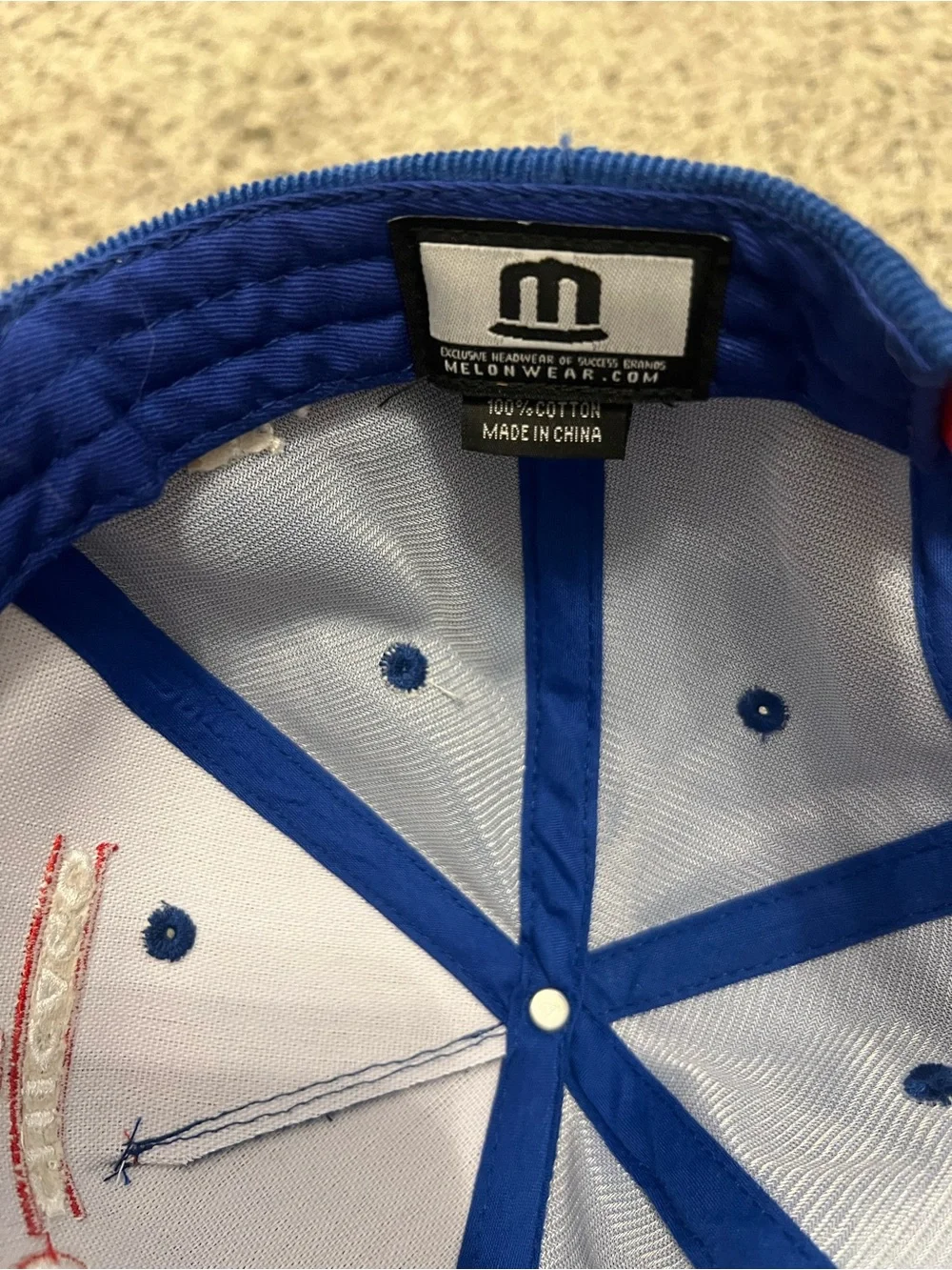 Chicago Cubs Blue Corduroy Retro-style Baseball Hat